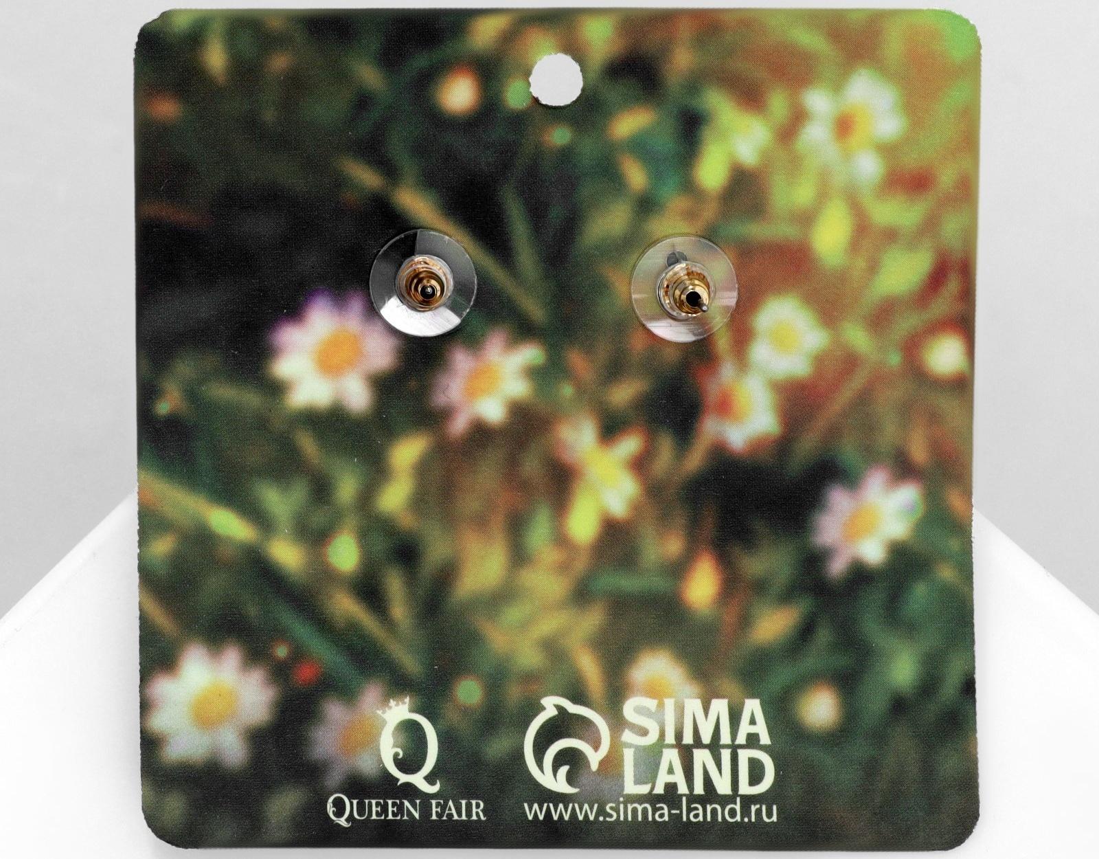 Серьги эмаль 