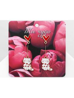 Серьги эмаль 