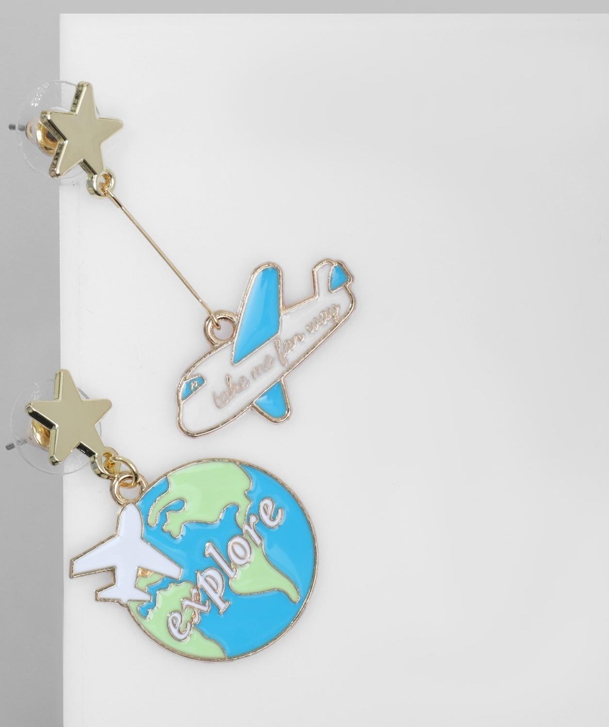 Серьги эмаль 