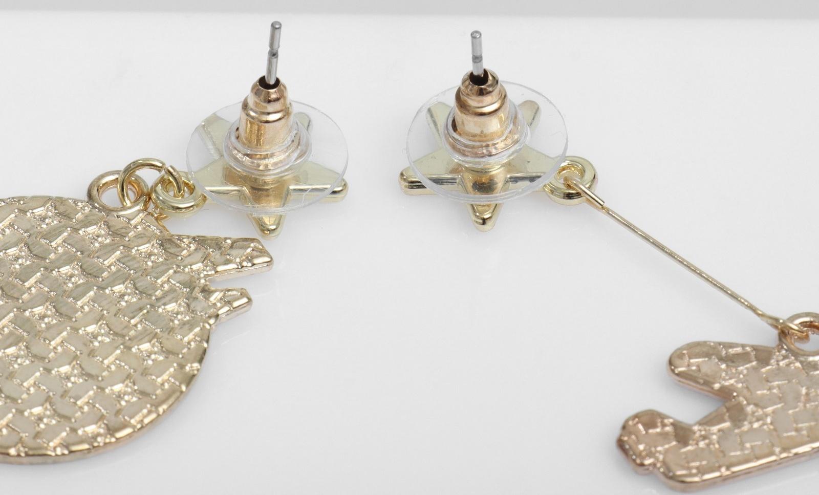 Серьги эмаль 