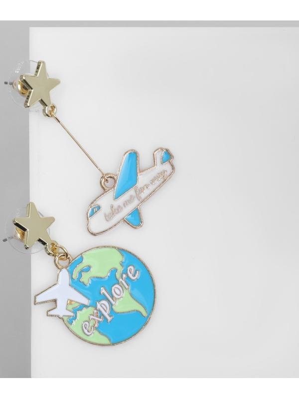 Серьги эмаль 