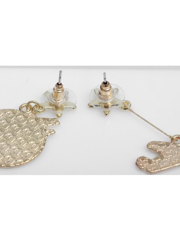 Серьги эмаль 