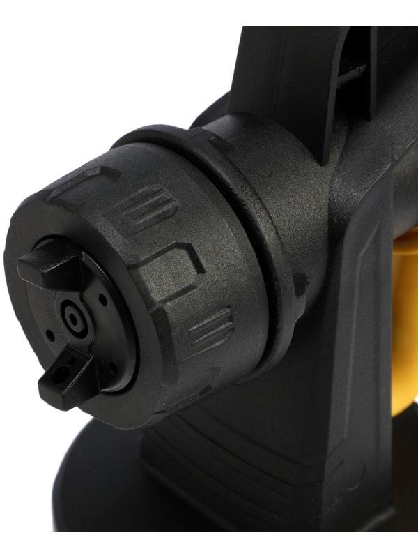 Краскопульт электрический ТУНДРА, 600 Вт, 800 мл, 650 мл/мин, сопло 2.5 мм, до 80 DIN