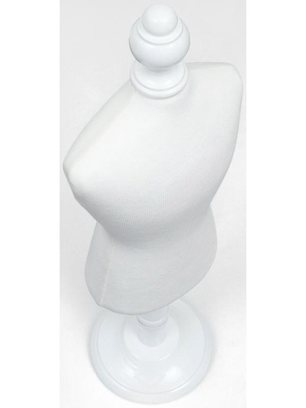 Манекен для одежды животных, текстильный, высота 41 см, ОГ 32 см, ОТ 25 см, белый