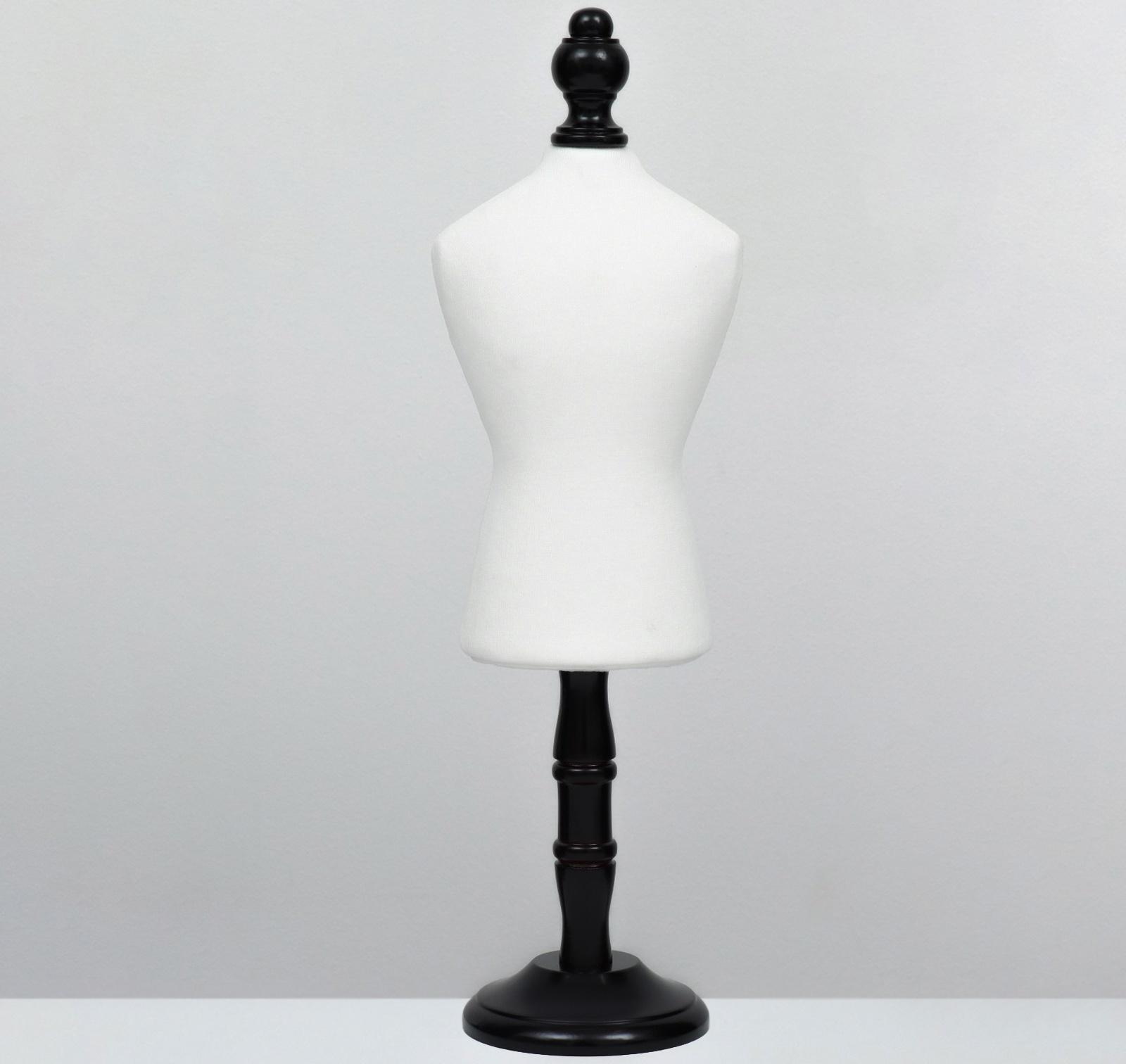 Манекен для одежды животных, текстильный, высота 41 см, ОГ 32 см, ОТ 25 см, с чёрной подстав   99114