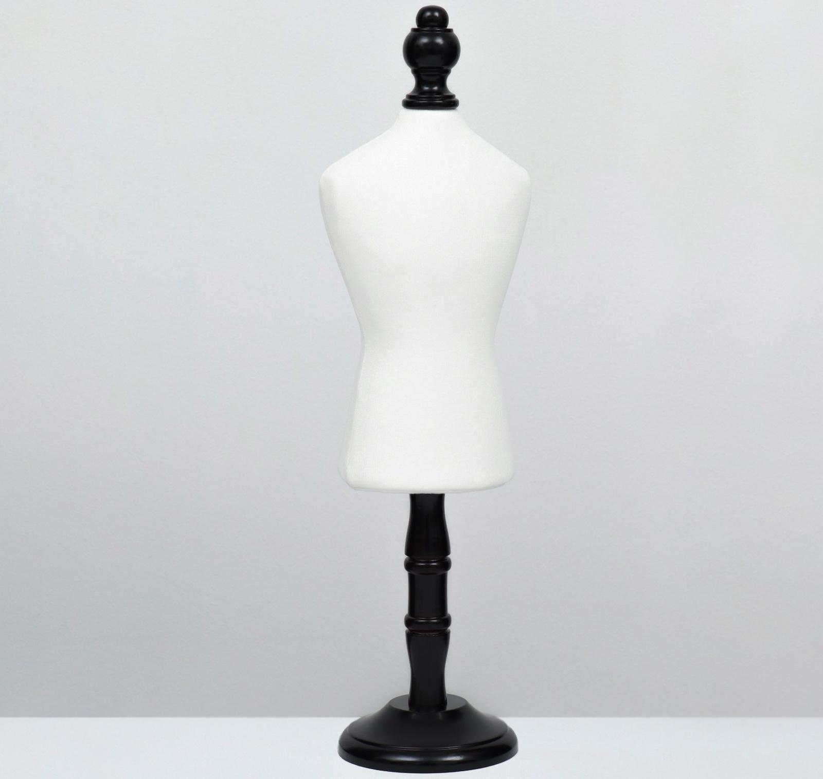 Манекен для одежды животных, текстильный, высота 41 см, ОГ 32 см, ОТ 25 см, с чёрной подстав   99114