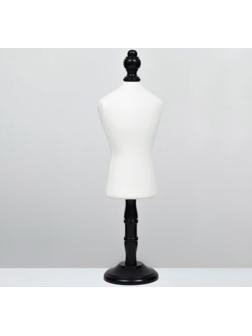 Манекен для одежды животных, текстильный, высота 41 см, ОГ 32 см, ОТ 25 см, с чёрной подстав   99114