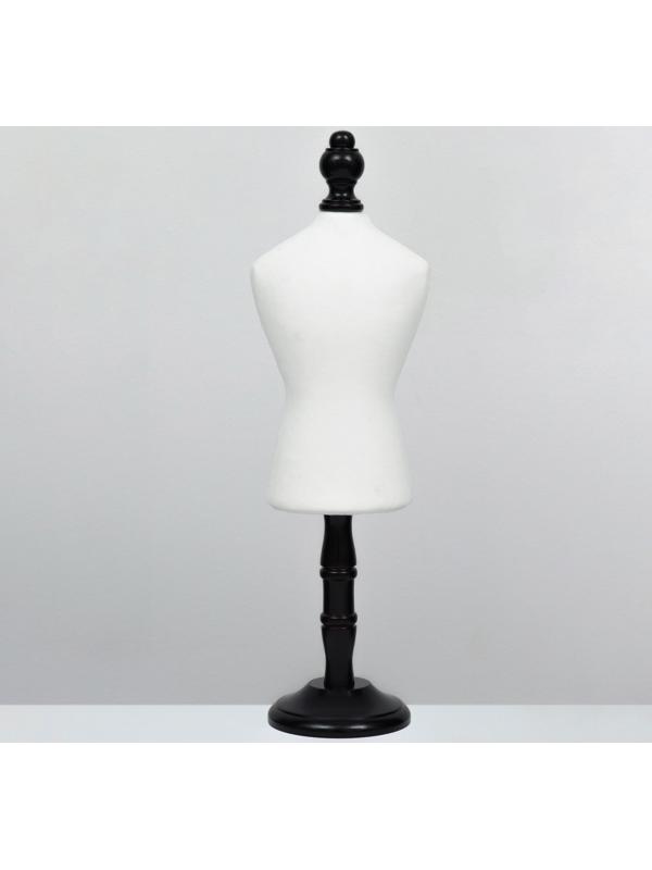 Манекен для одежды животных, текстильный, высота 41 см, ОГ 32 см, ОТ 25 см, с чёрной подстав   99114