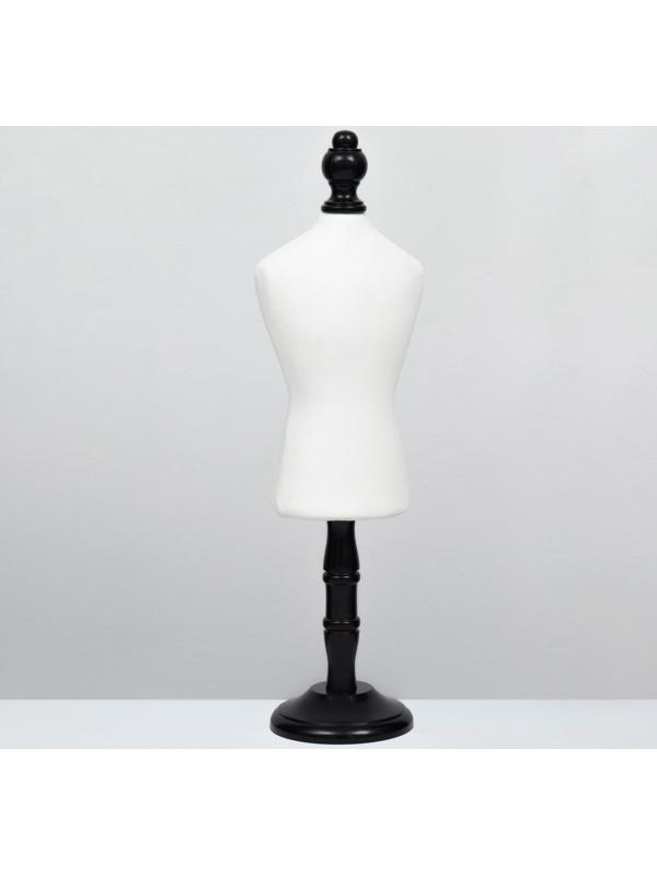 Манекен для одежды животных, текстильный, высота 41 см, ОГ 32 см, ОТ 25 см, с чёрной подстав   99114