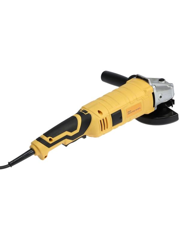 УШМ ТУНДРА, с регулировкой оборотов, 1100 Вт, 3000 - 10500 об/мин, 125 мм
