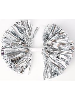 Помпон, цвет серебряный