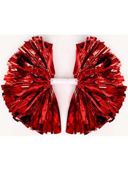 Помпон, цвет красный