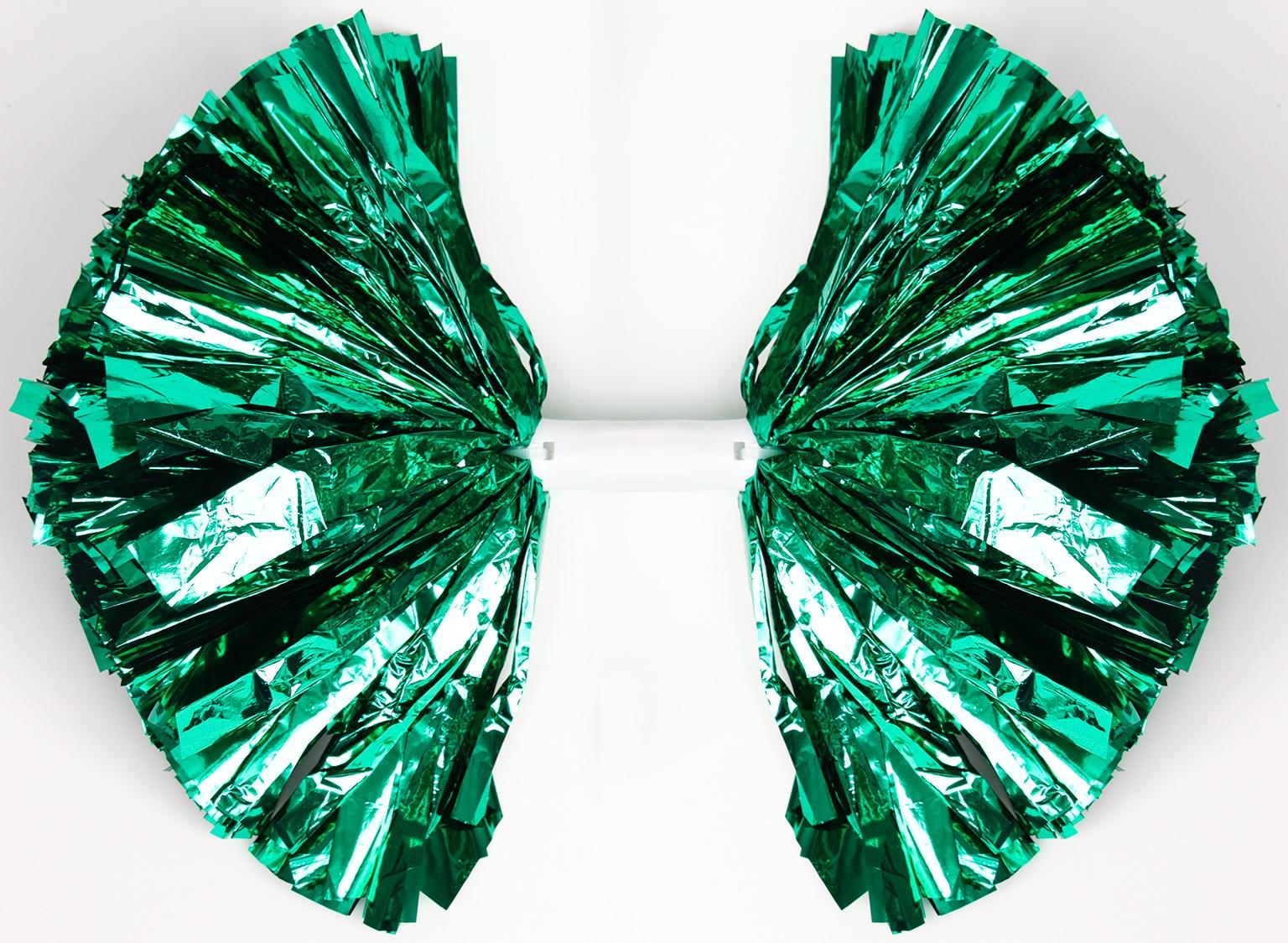 Помпон, цвет зелёный