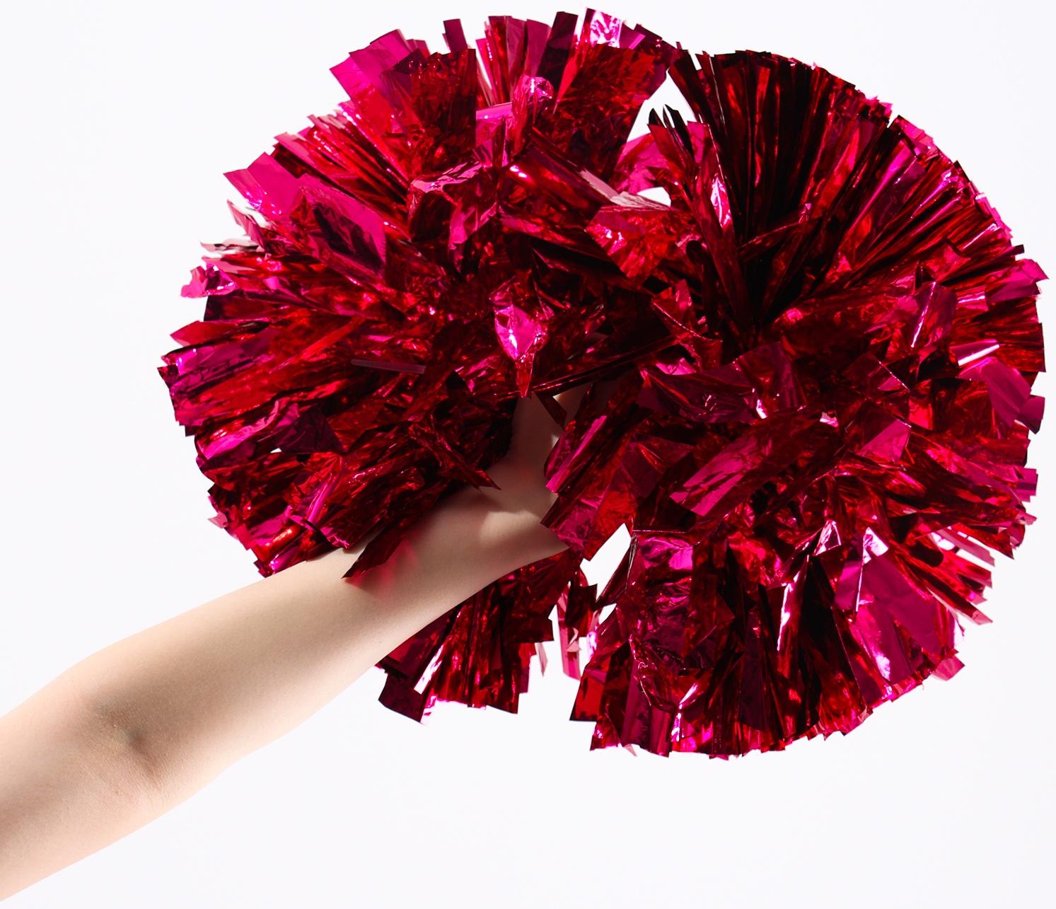 Помпон, цвет фуксия