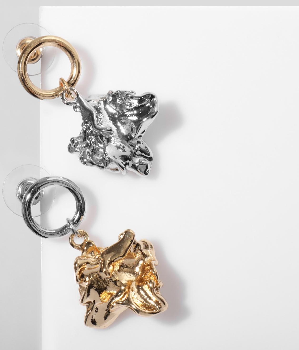 Серьги металл 