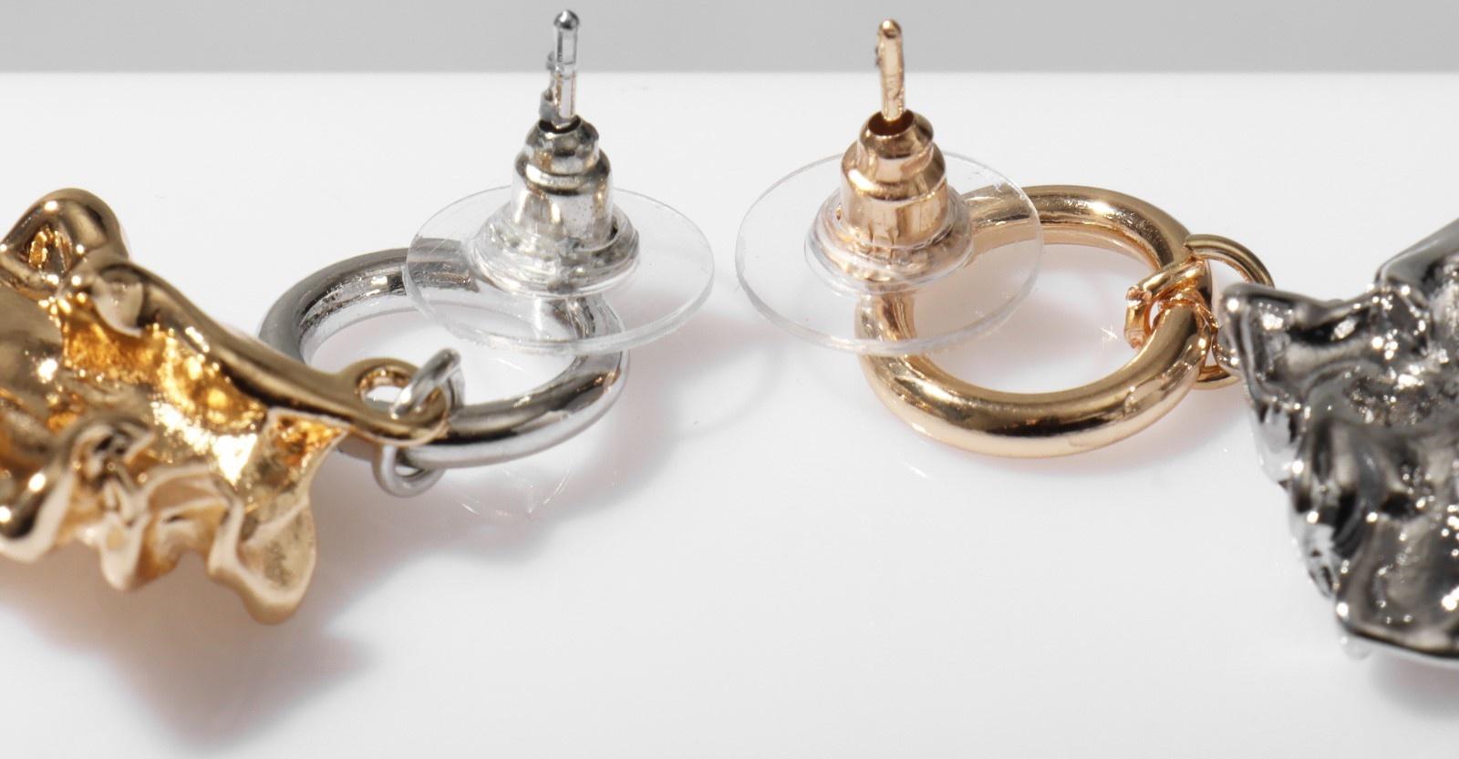 Серьги металл 