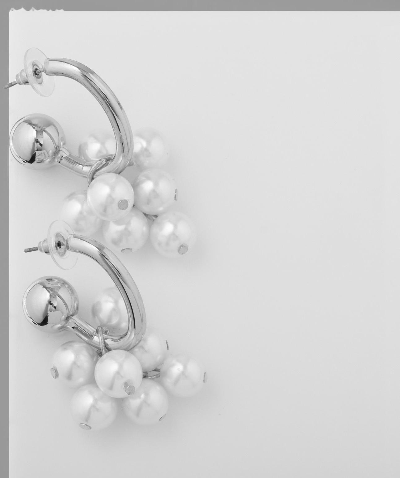 Серьги с жемчугом 