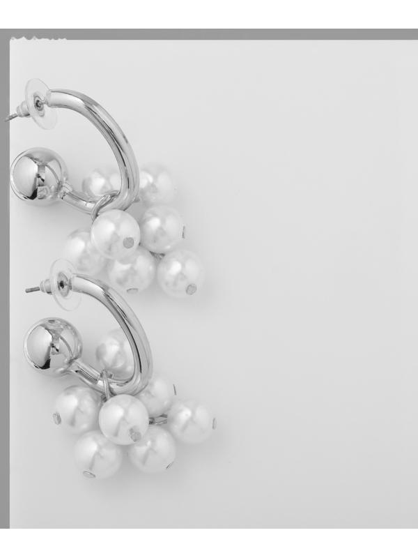 Серьги с жемчугом 