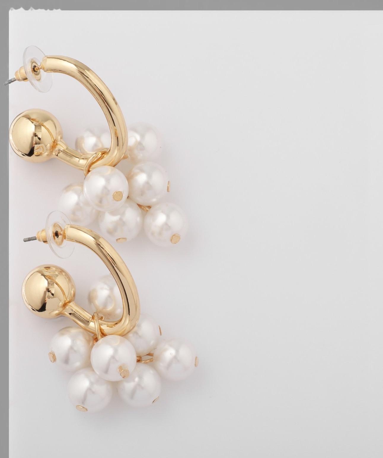 Серьги с жемчугом 