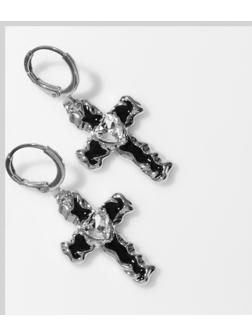 Серьги эмаль 