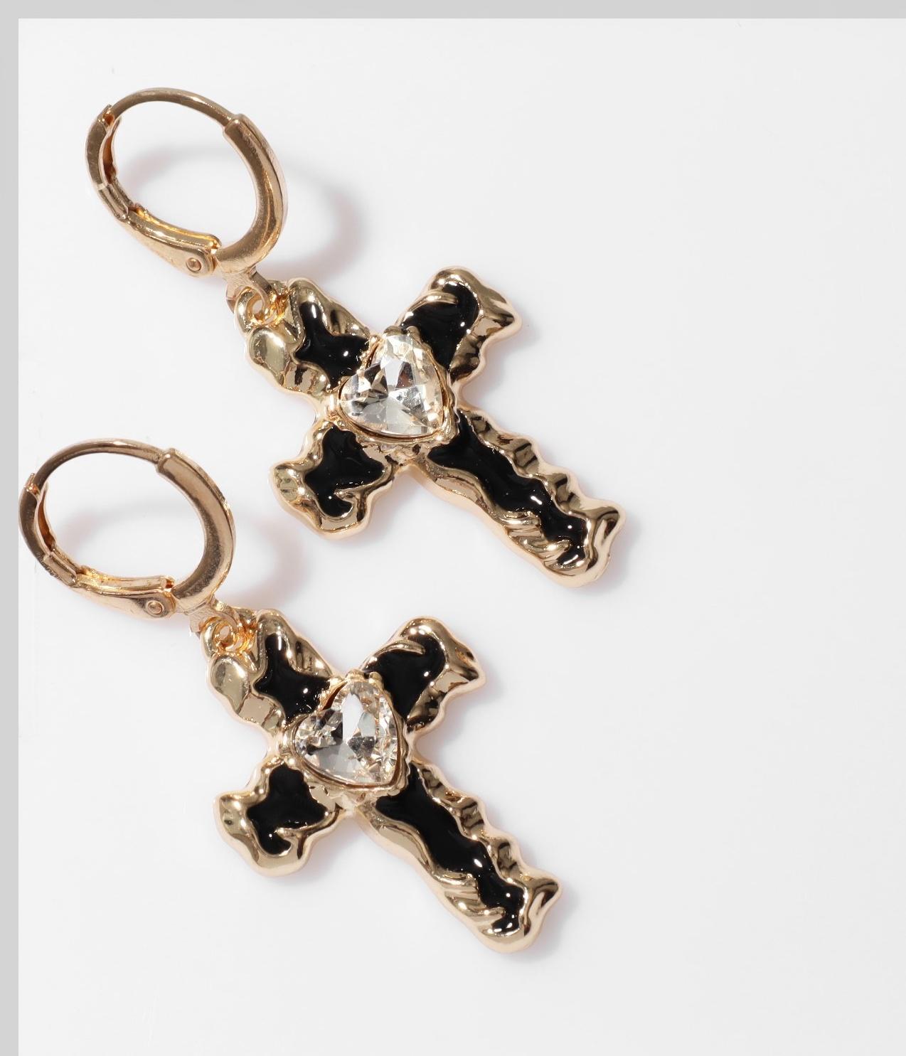 Серьги эмаль 