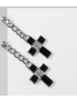 Серьги со стразами 