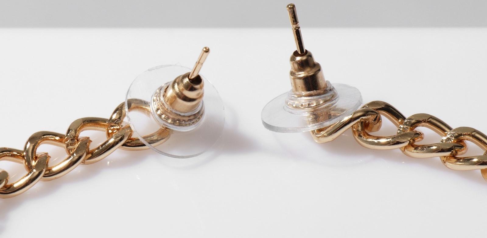 Серьги со стразами 