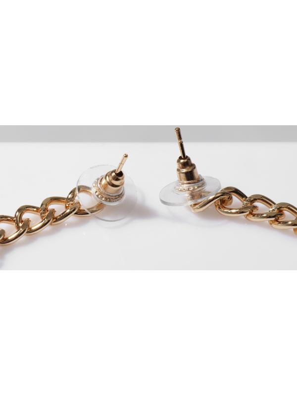 Серьги со стразами 