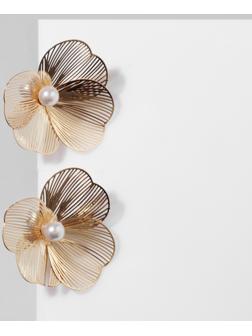 Серьги с жемчугом 