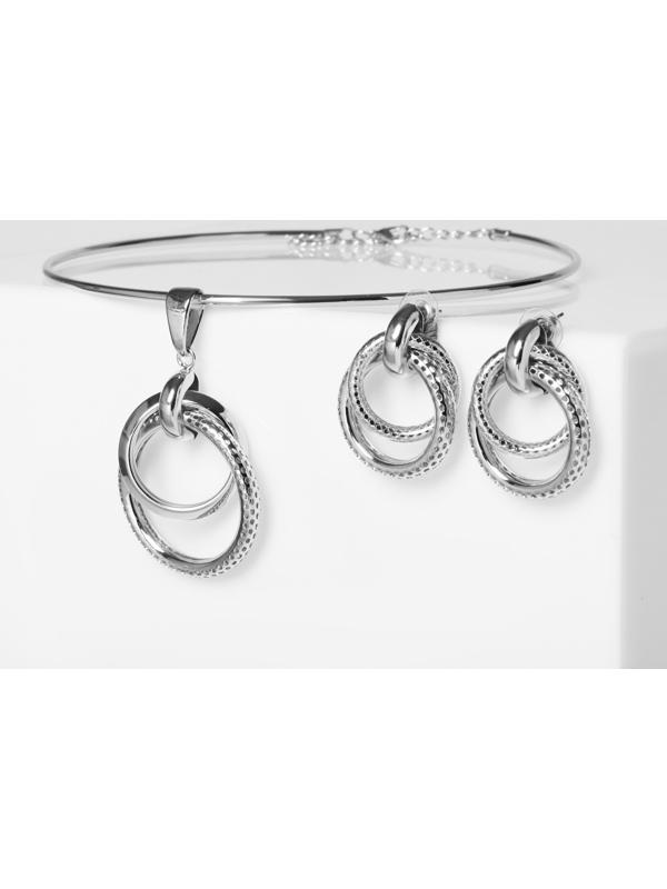 Набор 2 предмета: серьги, колье 