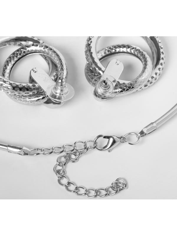 Набор 2 предмета: серьги, колье 