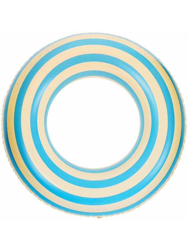 Круг для плавания 60 см, цвет бело-голубой