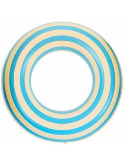 Круг для плавания 70 см, цвет бело-голубой