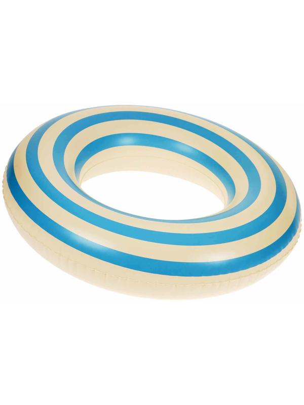 Круг для плавания 70 см, цвет бело-голубой