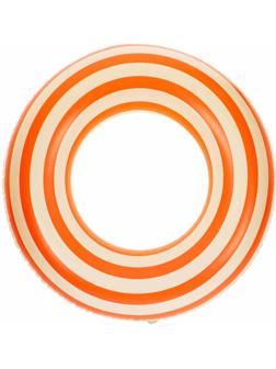 Круг для плавания 80 см, цвет бело-розовый