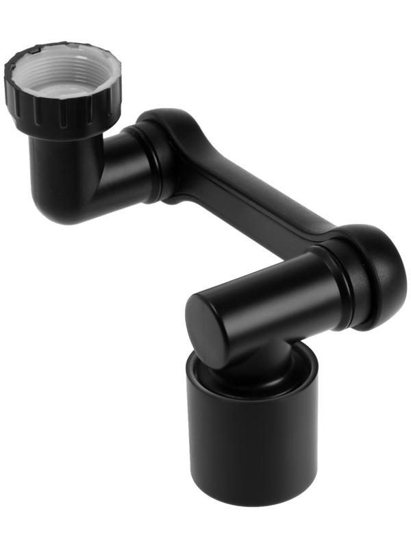 Аэратор ZEIN Z3631, поворотный, регулируемый, угловой, 2 режима, черный