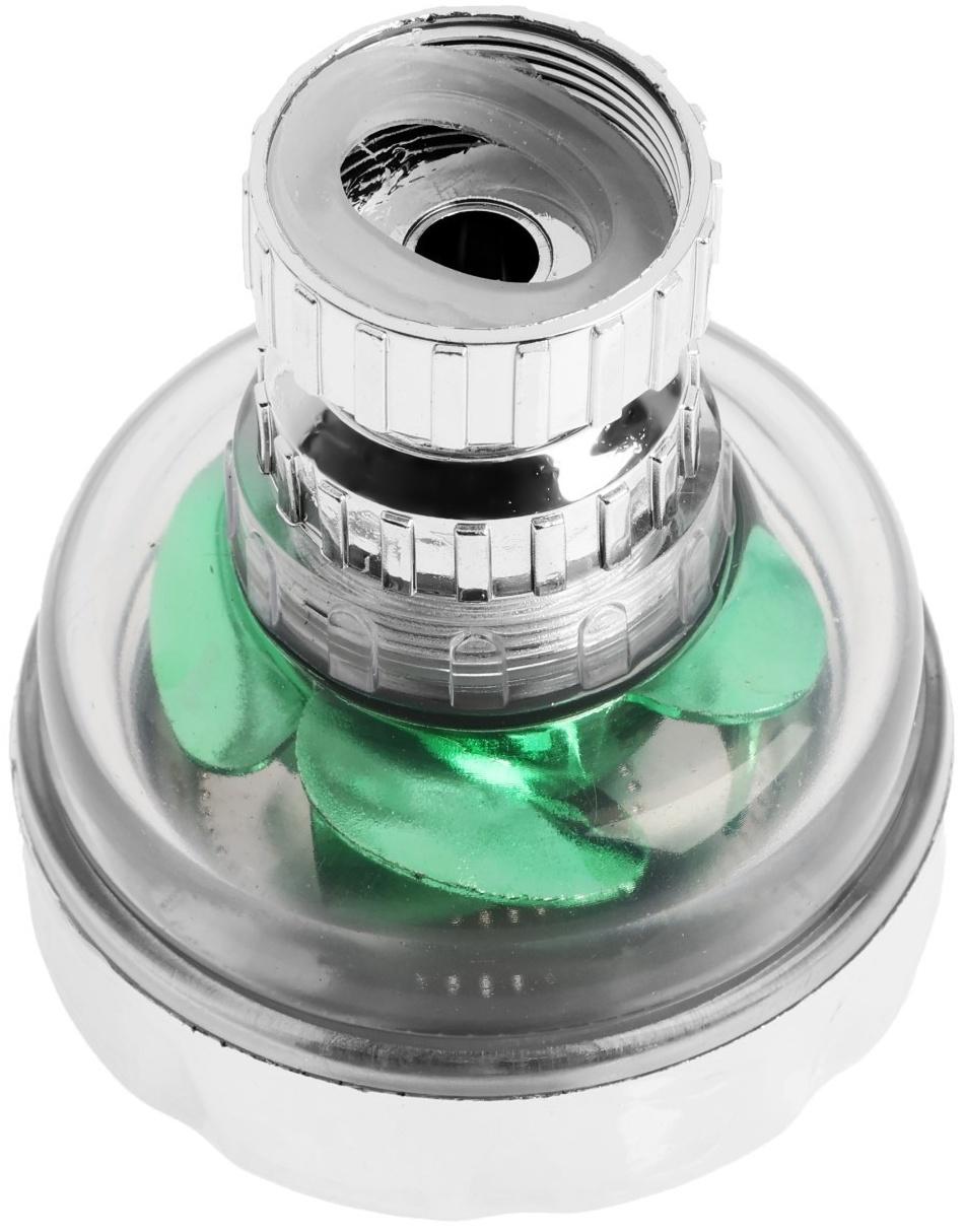 Аэратор ZEIN Z3632, поворотный, на шарнире, с вентилятором, хром/прозрачный