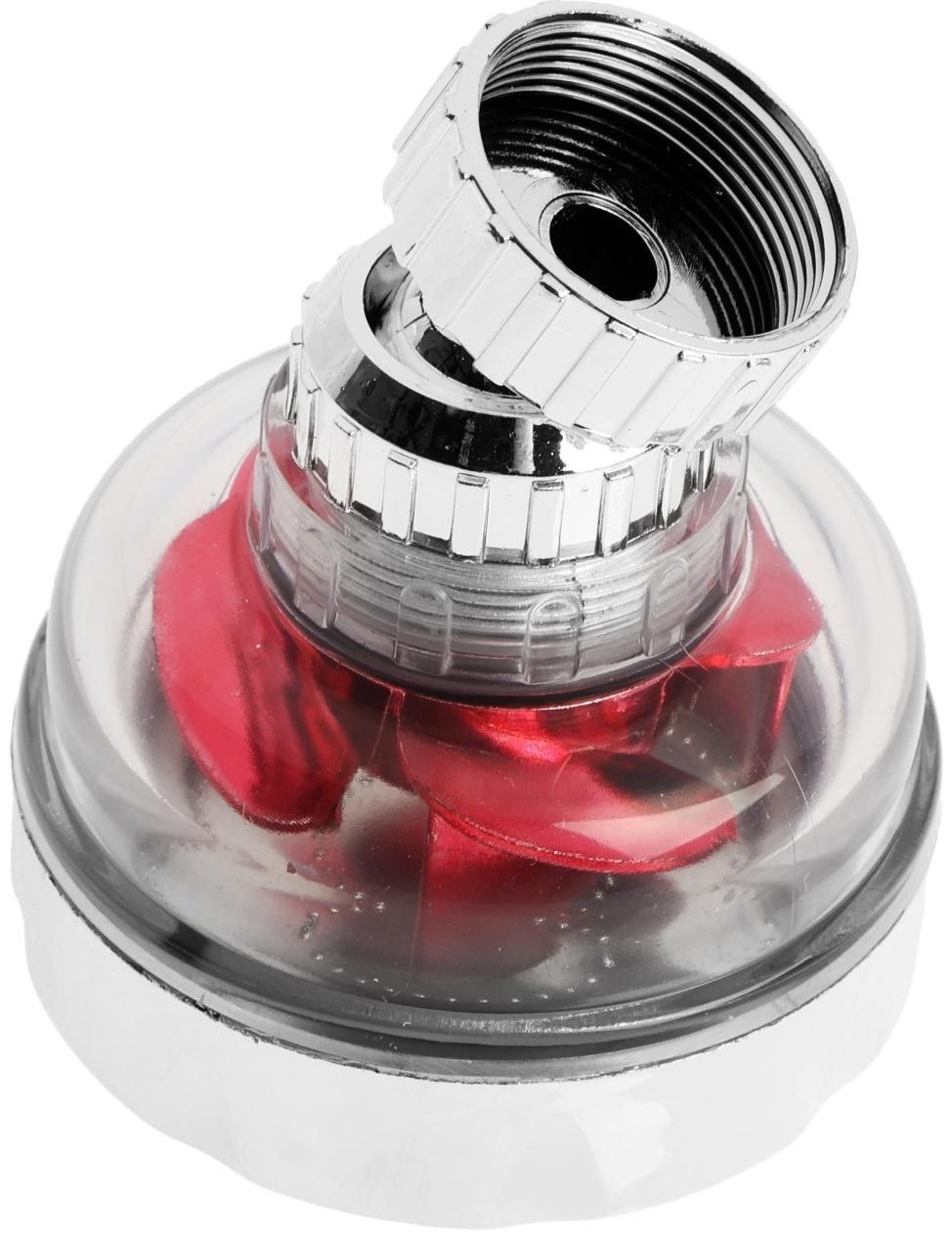 Аэратор ZEIN Z3632, поворотный, на шарнире, с вентилятором, хром/прозрачный