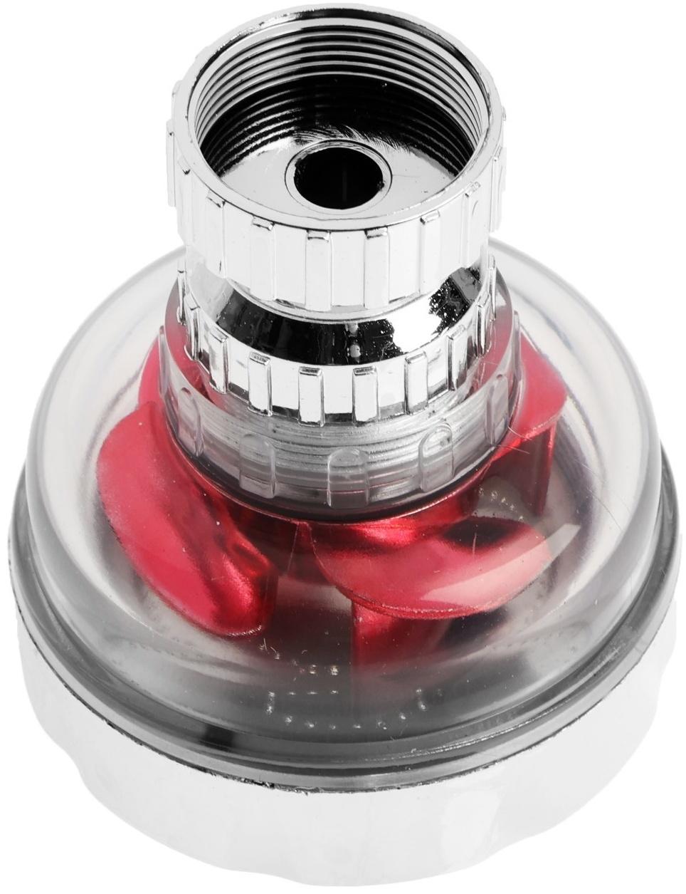 Аэратор ZEIN Z3632, поворотный, на шарнире, с вентилятором, хром/прозрачный