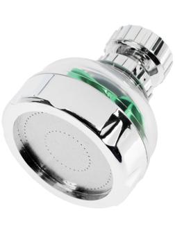 Аэратор ZEIN Z3632, поворотный, на шарнире, с вентилятором, хром/прозрачный