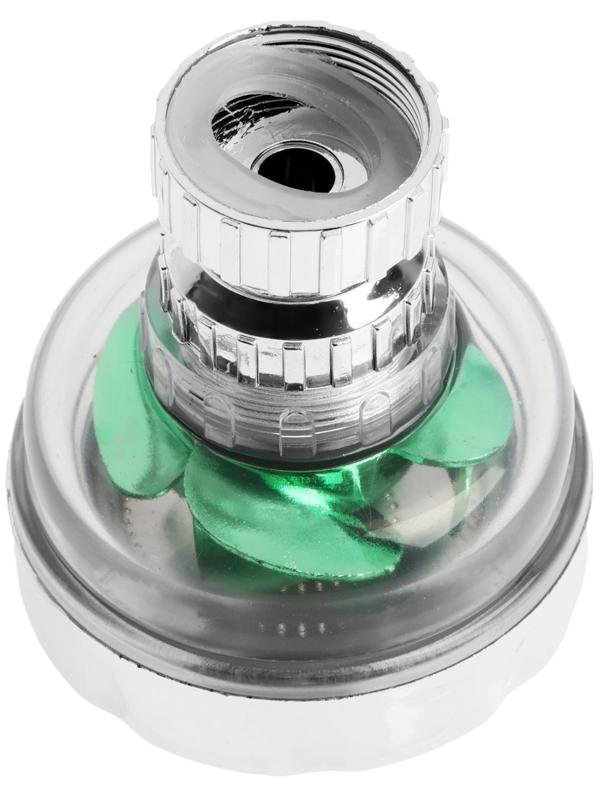 Аэратор ZEIN Z3632, поворотный, на шарнире, с вентилятором, хром/прозрачный