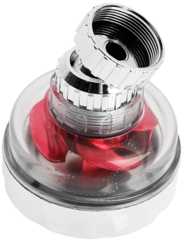 Аэратор ZEIN Z3632, поворотный, на шарнире, с вентилятором, хром/прозрачный