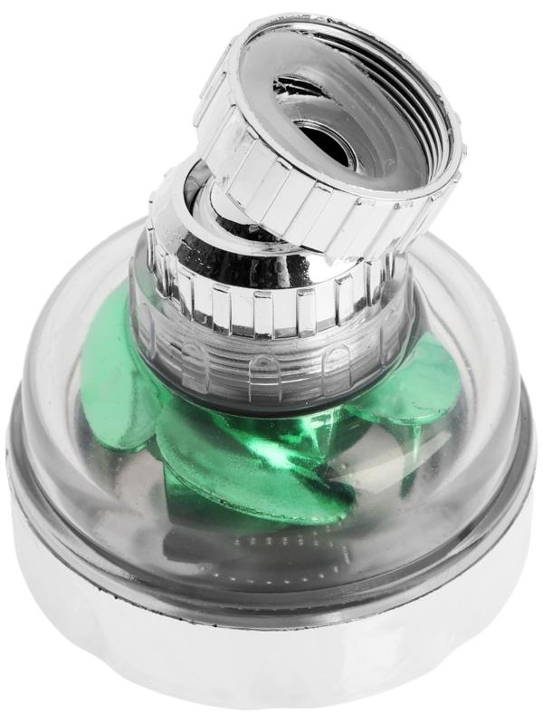 Аэратор ZEIN Z3632, поворотный, на шарнире, с вентилятором, хром/прозрачный