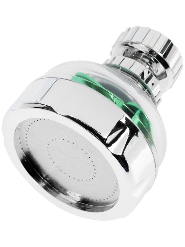 Аэратор ZEIN Z3632, поворотный, на шарнире, с вентилятором, хром/прозрачный