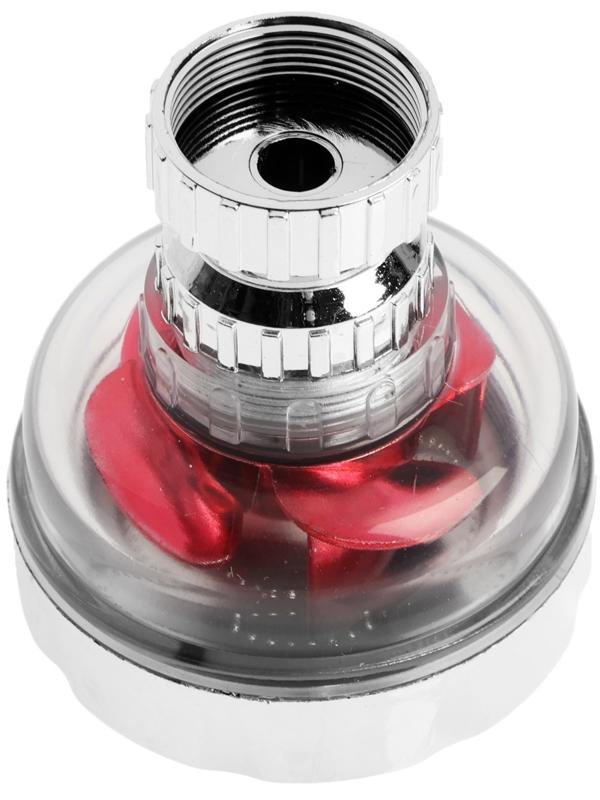 Аэратор ZEIN Z3632, поворотный, на шарнире, с вентилятором, хром/прозрачный