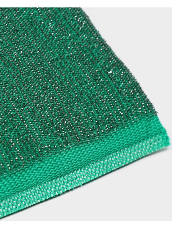 Набор губок скраберов для мытья посуды со стальной стружкой Доляна, усиленые, 3 шт, 13×9×1,5 см