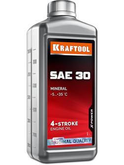 KRAFTOOL SAE 30, 1 л, минеральное масло для 4-тактных двигателей (41512-1)