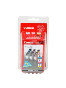 Картридж струйный Canon CLI-8CMY (0621B029) для PIXMA 4200/5200 (3шт/уп)