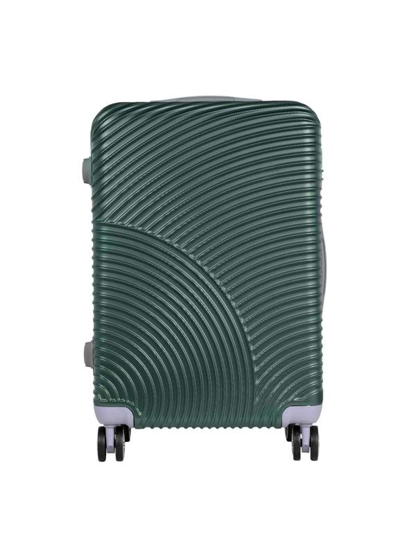 Чемодан средний, (2-ой) Green зеленый (24) пластикABS,РА162