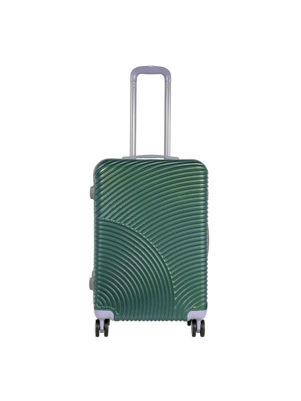 Чемодан средний, (2-ой) Green зеленый (24) пластикABS,РА162